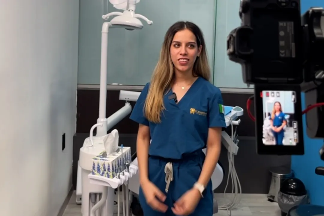 Grabación en un consultorio dental